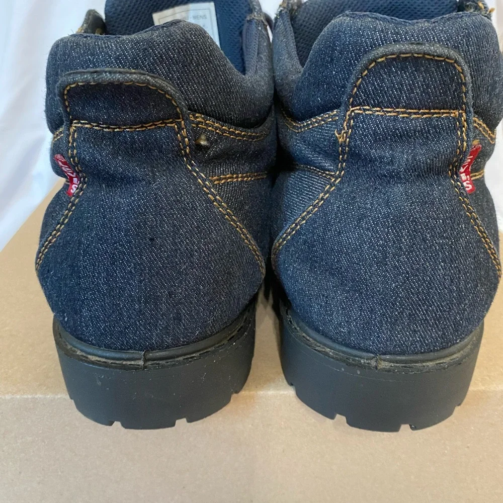 Levi's Men's Denim Chukka Boots - Dark Blue